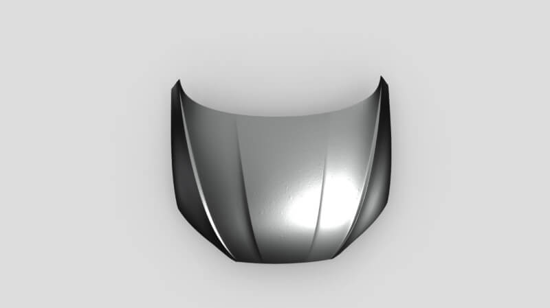 引擎盖完整3D模型