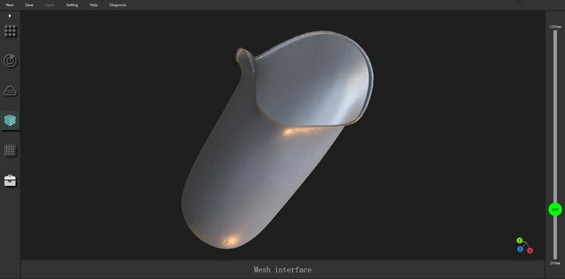 假肢接受腔3D扫描数据