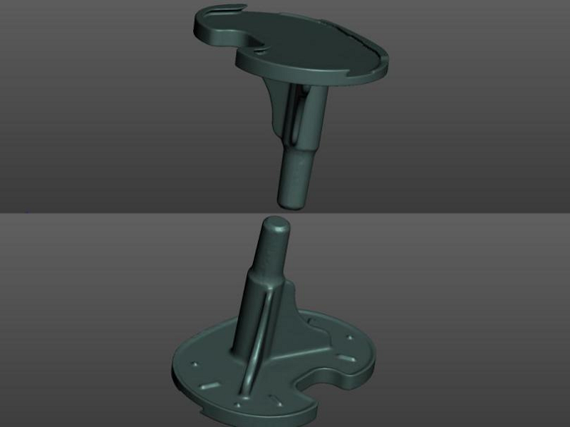 人工膝关节组件3D扫描数据
