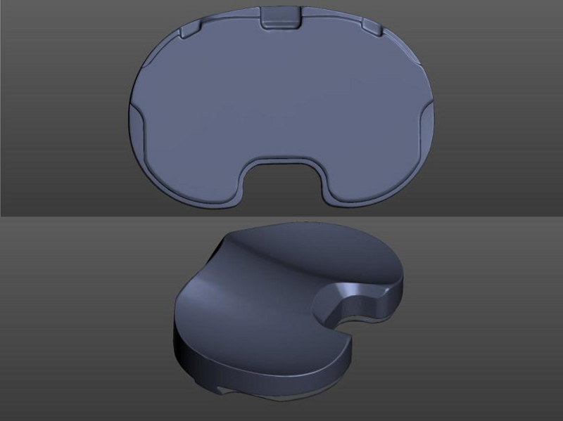 人工膝关节组件3D扫描数据
